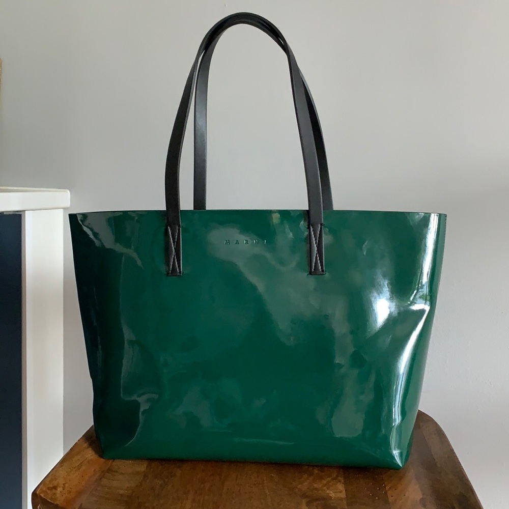 MARNI Emerald Green Tote